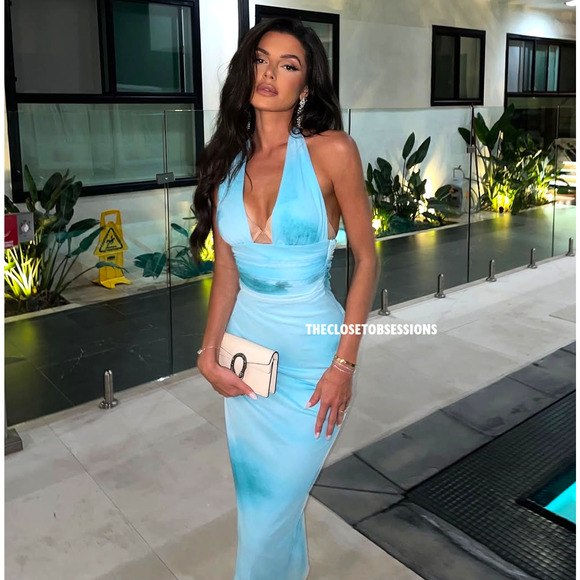 ZARA BLOGGER FAVE!!! Halter Midi Dress NWT - Picture 1 of 16